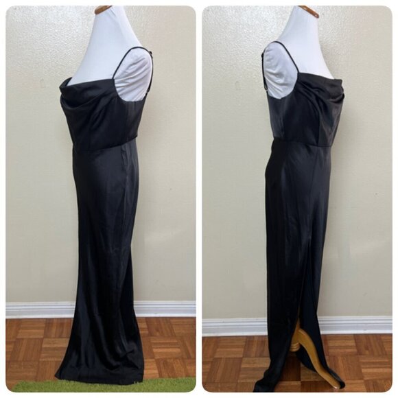 Nookie Dream Draped Gown Medium in Black $299 - Picture 4 of 11